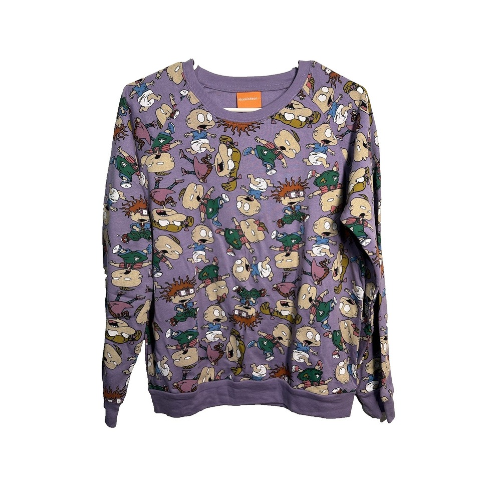 nickelodeon‎ womens long sleeve sweat shirt RUGRATS size small